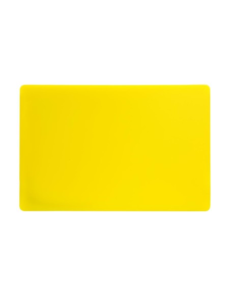 Planche à découper Hygiplas jaune 20mm - 450x300 mm