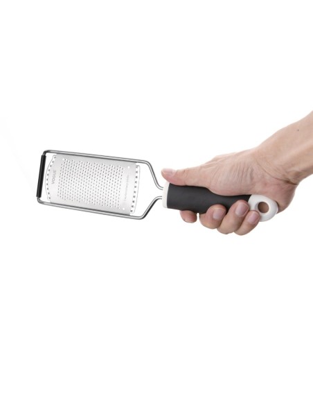 Râpe étroite Vogue grains fins - inox noir