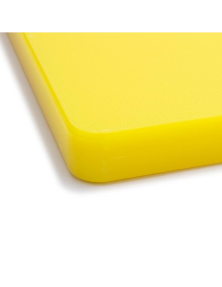 Planche à découper Hygiplas jaune 20mm - 450x300 mm