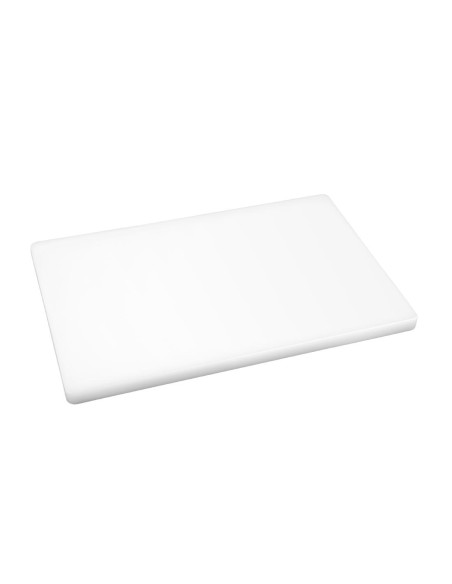 Planche à découper Hygiplas blanche 20 mm - LDPE