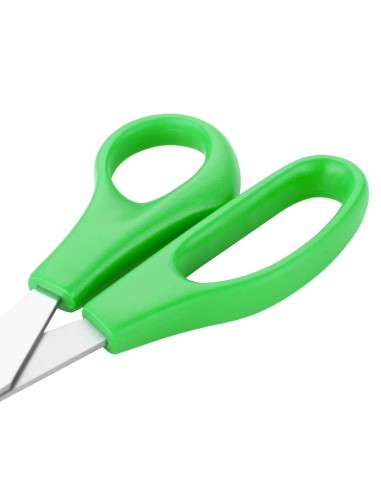 Ciseaux Hygiplas verts - 203 mm inox, anti contamination