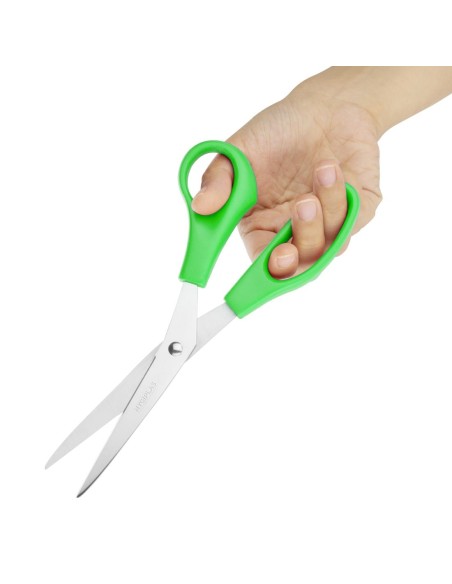 Ciseaux Hygiplas verts - 203 mm inox, anti contamination