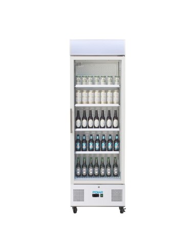 Vitrine réfrigérée blanche Polar 336L - 340W