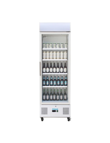 Vitrine réfrigérée blanche Polar 336L - 340W