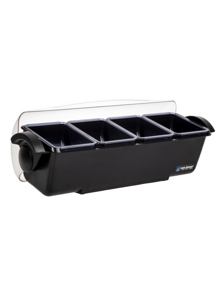 Boîte 4 compartiments dôme San Jamar - 0,85L