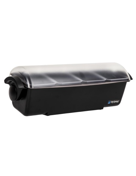 Boîte 4 compartiments dôme San Jamar - 0,85L