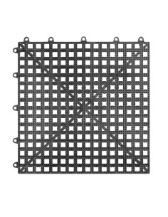 Tapis de bar emboîtable Olympia noir - 310x310 mm