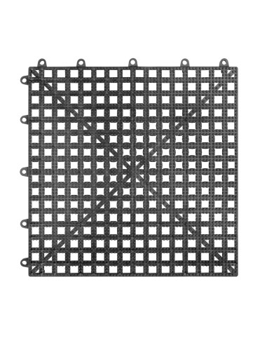 Tapis de bar emboîtable Olympia noir - 310x310 mm