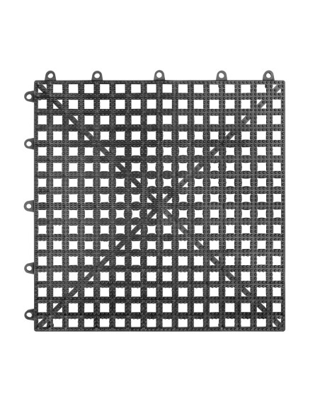Tapis de bar emboîtable Olympia noir - 310x310 mm