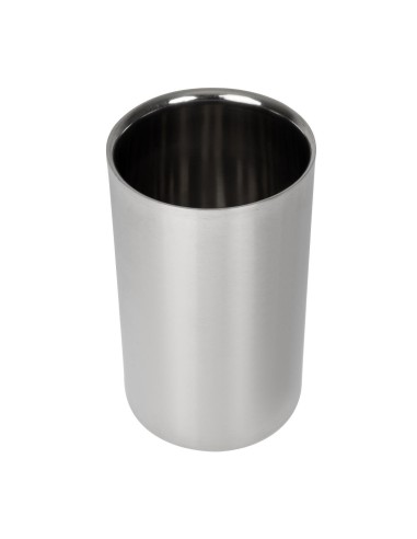 Rafraîchisseur double paroi en inox poli Olympia - Seau à vin