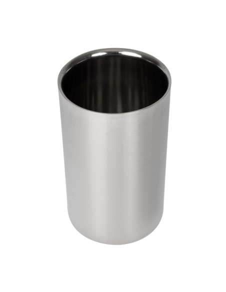 Rafraîchisseur double paroi en inox poli Olympia - Seau à vin