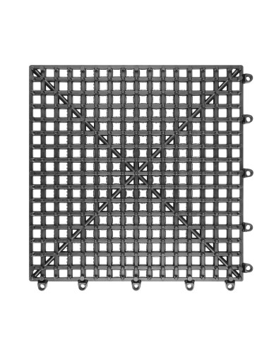 Tapis de bar emboîtable Olympia noir - 310x310 mm