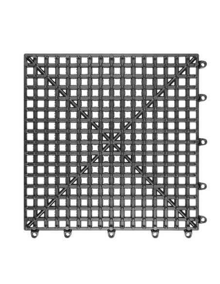 Tapis de bar emboîtable Olympia noir - 310x310 mm