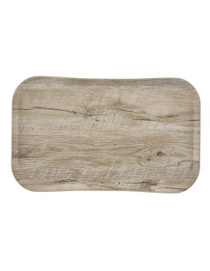 Plateau polyester Cambro Century 37x53 cm chêne clair