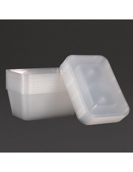 Grandes boîtes micro-ondables Fiesta 1 L - Lot de 250