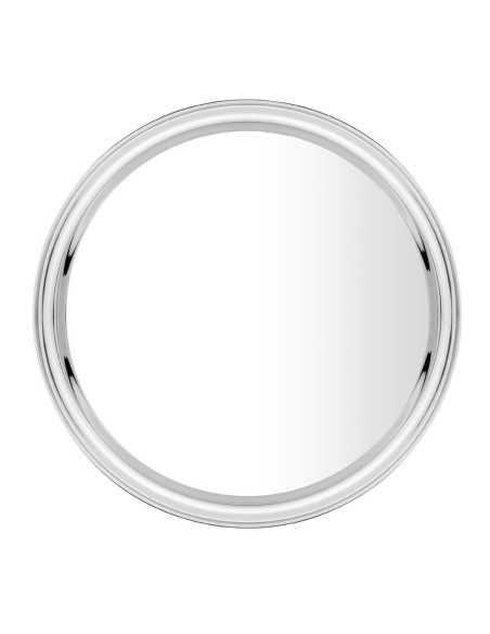Plateau de service rond Olympia 355 mm - Inox
