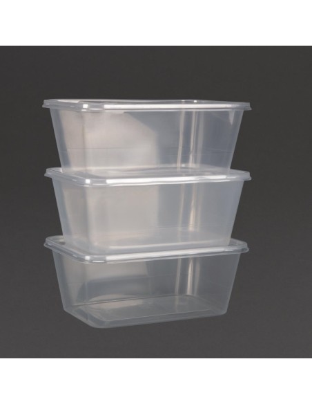 Grandes boîtes micro-ondables Fiesta 1 L - Lot de 250