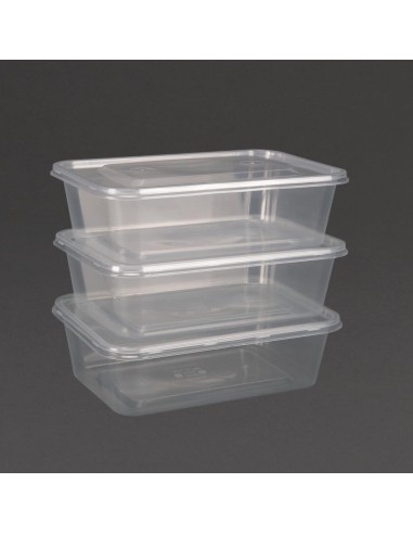 Boîtes micro-ondables 650 ml Fiesta Recyclable - Lot de 250