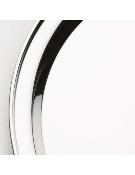 Plateau de service rond Olympia 355 mm - Inox