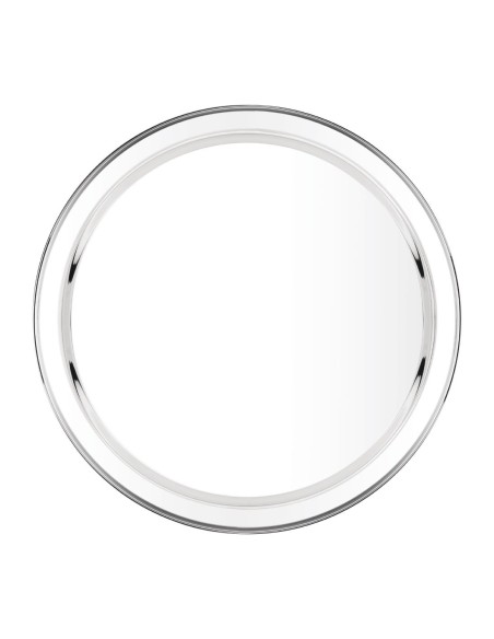 Plateau de service rond Olympia 405 mm - Inox