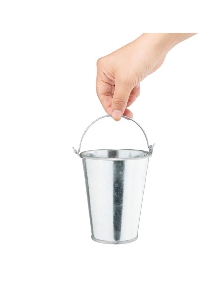 Seau rond en acier galvanisé Olympia 95mm - 0,485L