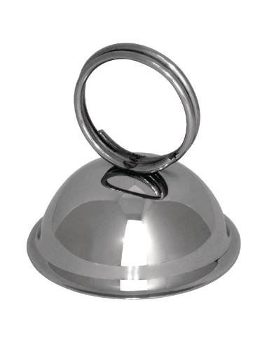 Porte-menu Olympia inox 60x58 mm - vente en ligne