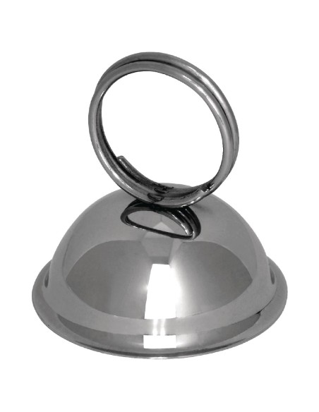 Porte-menu Olympia inox 60x58 mm - vente en ligne