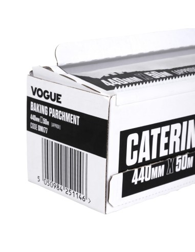 Papier sulfurisé Vogue 440mm x 50m - Haute qualité antiadhésif