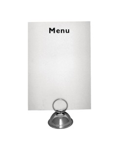 Porte-menu Olympia inox 60x58 mm - vente en ligne 2