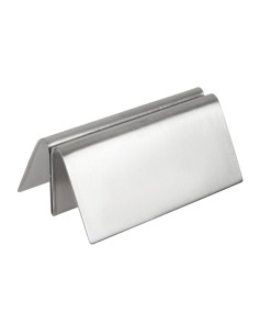 Porte-menu en acier inoxydable Olympia - 30x80x50 mm