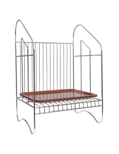 Support plateaux Craven - 30 plateaux, 60 kg, fil chromé