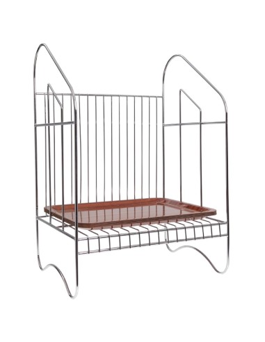 Support plateaux Craven - 30 plateaux, 60 kg, fil chromé