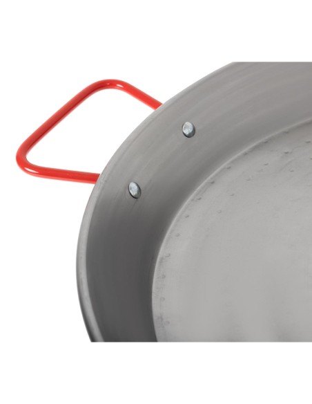 Plat à paëlla Garcima SL 360mm - Acier carbone poli