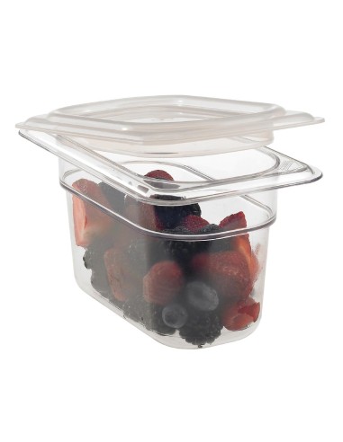 Couvercle hermétique GN 1/9 Cambro - Polypropylène transparent