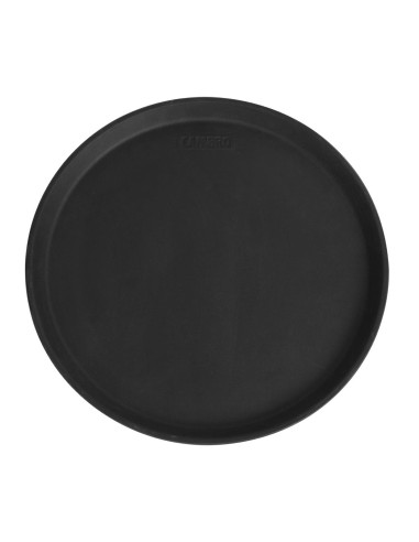 Plateau service rond antidérapant Cambro 35,5 cm noir