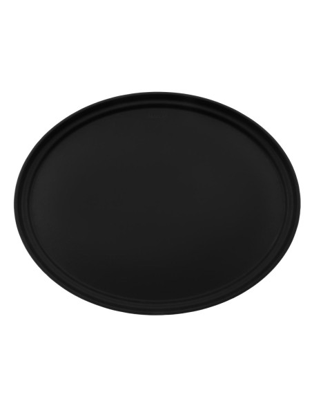 Plateau de service ovale antidérapant Cambro 60 cm - fibre de verre