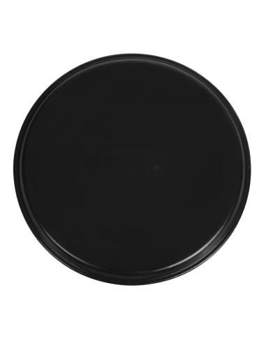 Plateau service rond antidérapant Cambro 35,5 cm noir