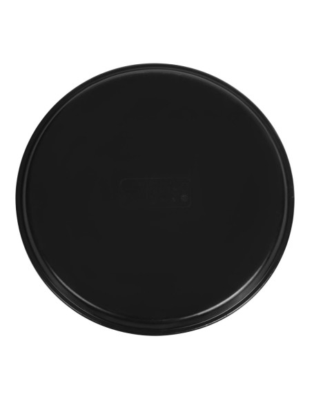 Plateau service rond antidérapant Cambro 35,5 cm noir