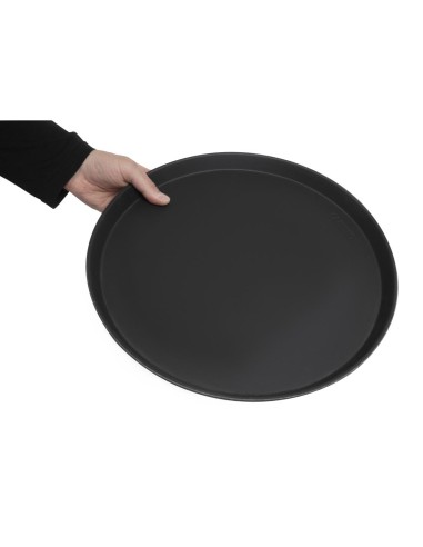 Plateau service rond antidérapant Cambro 40,5 cm - Fibre de verre