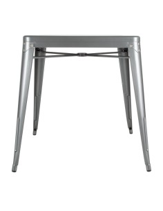 Table carrée Bolero Bistro 668mm - Acier gris 2