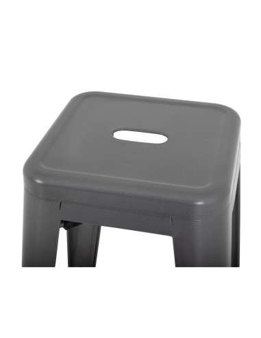 Tabourets hauts Bolero Bistro gris - lot de 4