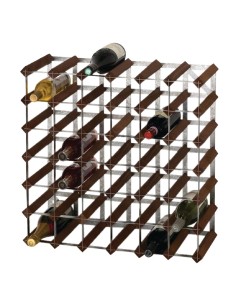 Casier à vin 42 bouteilles bois foncé - Traditional Wine Racks