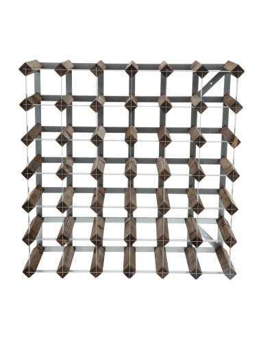 Casier à vin 42 bouteilles bois foncé - Traditional Wine Racks