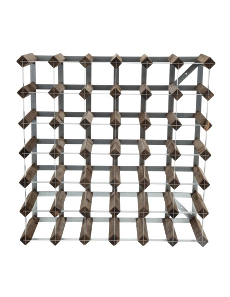 Casier à vin 42 bouteilles bois foncé - Traditional Wine Racks