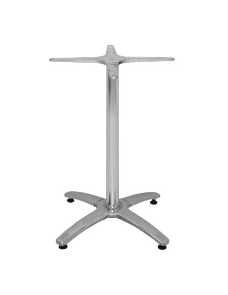 Pied de table 4 pieds aluminium Bolero - 680x650 mm