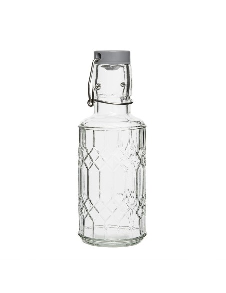 Bouteilles d'eau en verre Olympia Geo 380 ml - lot de 6