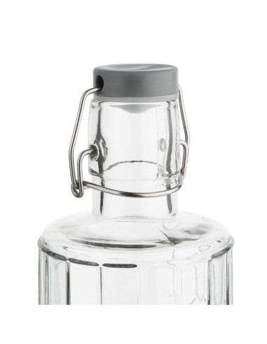 Bouteilles d'eau en verre Olympia Geo 1L - lot de 6