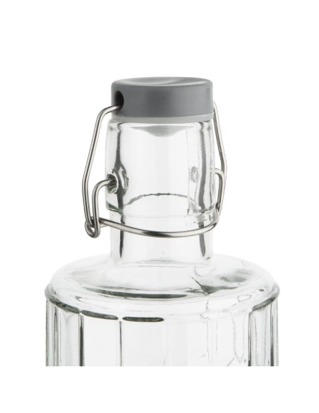Bouteilles d'eau en verre Olympia Geo 1L - lot de 6