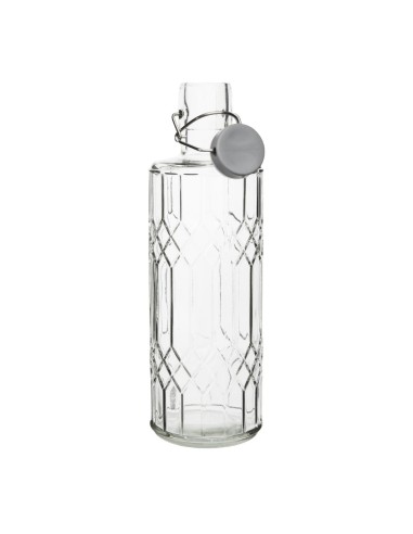 Bouteilles d'eau en verre Olympia Geo 1L - lot de 6