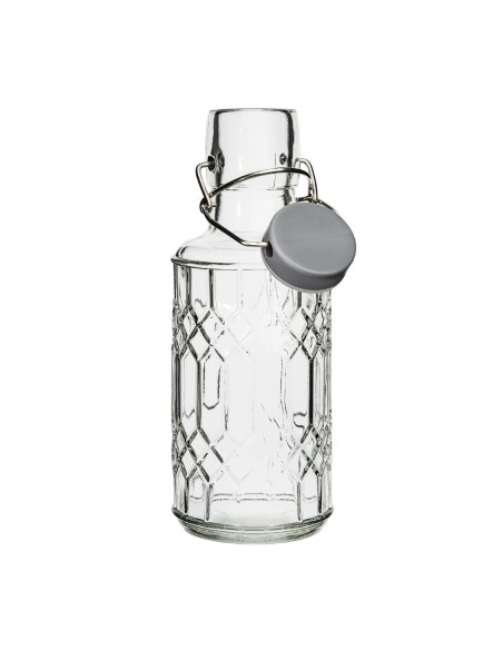 Bouteilles d'eau en verre Olympia Geo 380 ml - lot de 6